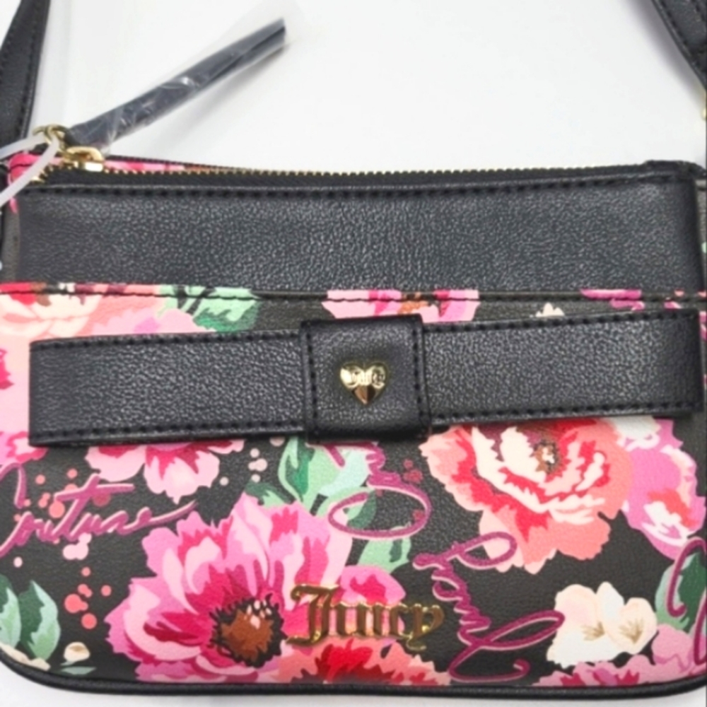 Juicy Couture Peek a Bow Crossbody Purse